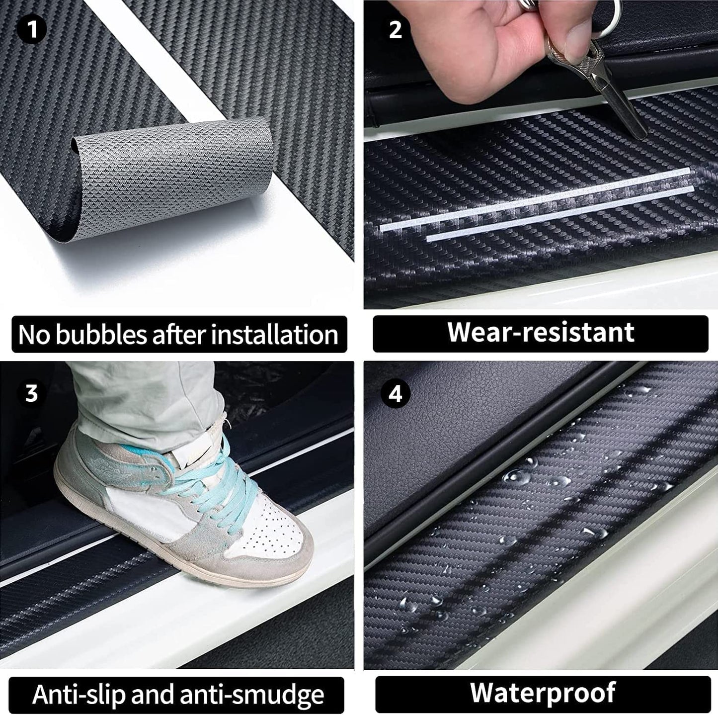 Carbon Fibre Door Sill Protector™