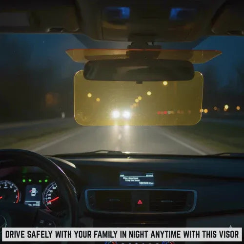 Goggle - Anti-Glare Dazzling Goggle Day & Night Vision Driving Mirror Sun Visors