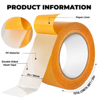Double Sided Adhesive Mesh Tape